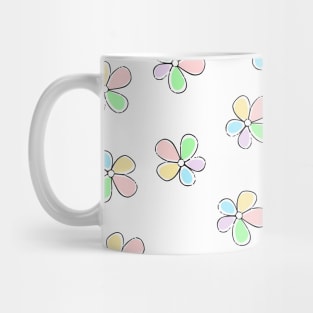 Flower Power Pastel Mug